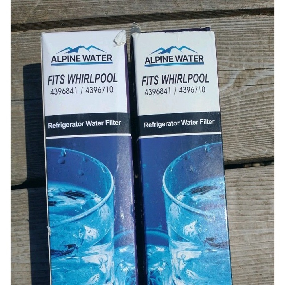 Alpine Refrigerator Water Filter - Fits Whirlpool 4396841 / 4396710 2 lot